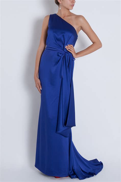 carolina herrera one shoulder dress.